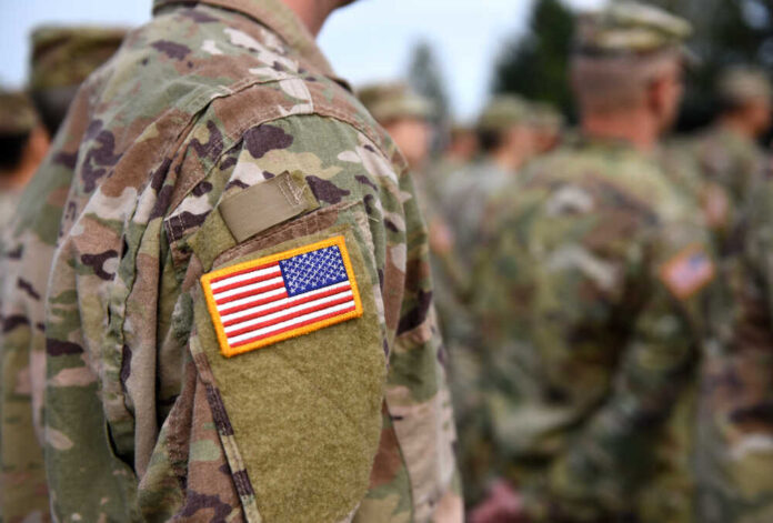 Usa,Patch,Flag,On,Soldiers,Arm.,Us,Troops