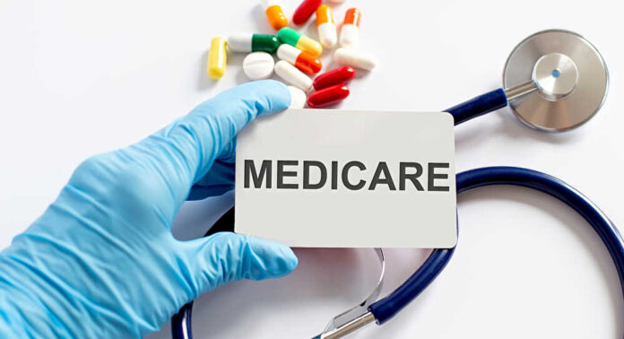 Card,With,Text,Medicare,Supplies,,Pills,And,Stethoscope.,Medical,Concept.
