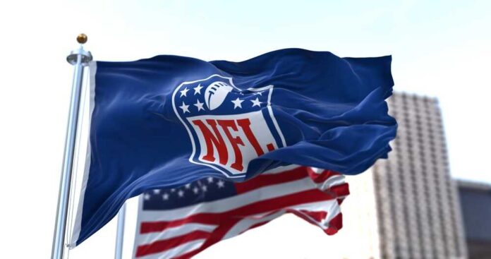 Inglewood,,Ca,,Usa,,January,2022:,The,Flag,With,The,Nfl