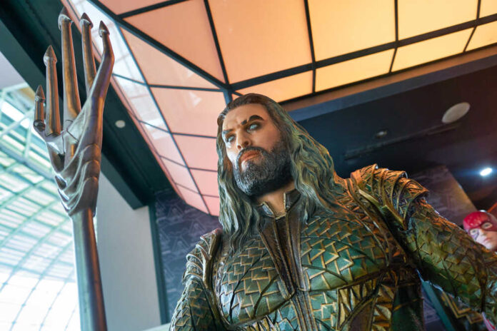 Singapore,-,Circa,April,,2019:,Close,Up,Shot,Of,Aquaman