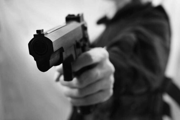 Black,And,White,Man,Shot,Gun