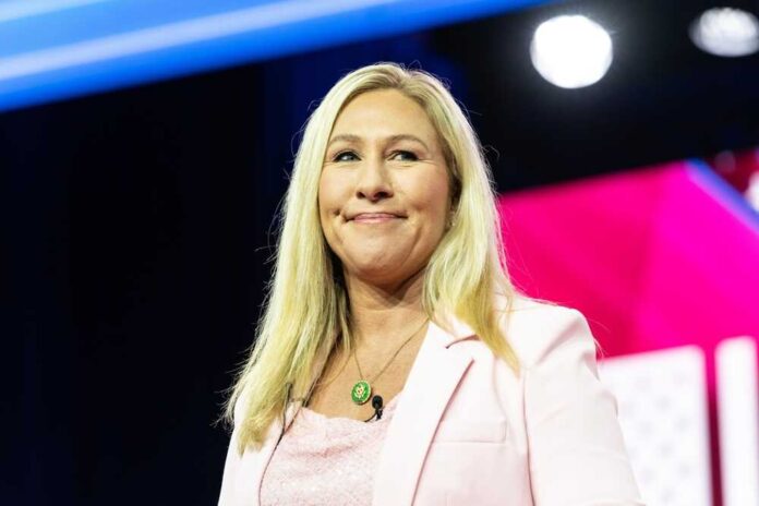 Congresswoman,Marjorie,Taylor,Greene,Speaks,On,The,2nd,Day,Of