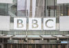 Nuclear Film BANNED—Government Feared Mass Panic BBC headquarters building exterior with logo displayed.