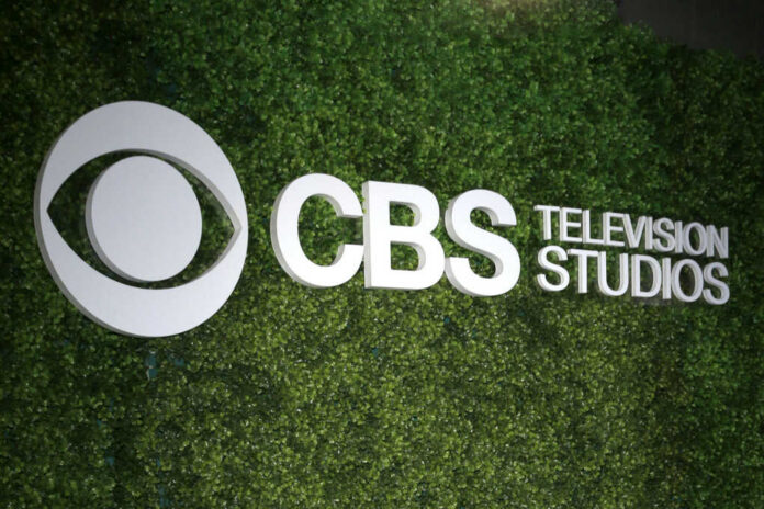 cbs-television-studios431154034jpg CBS Television Studios logo on green hedge backdrop