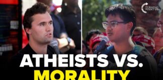 Can Morality Exist Without God? l Charlie Kirk Debates Atheists