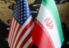 Trump’s Iran Deal Chaos: Secret Concessions Feared! Flags of the United States and Iran displayed together