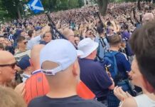 BOSTON - Scotland World Cup Fans FANTASTIC Atmosphere.....