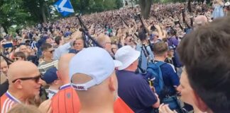 BOSTON - Scotland World Cup Fans FANTASTIC Atmosphere.....