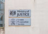 Ministry of Justice and Crown Prosecution Service building signs