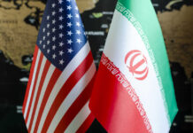 60 Days, No Treaty: Nerves Of Steel Needed Flags of the United States and Iran displayed together