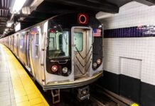 Harlem Subway Horror — Attacker Still Loose Subway train at a metro station platform