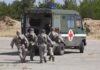 Drone Kill Zone Dash Stuns Ukraine Soldiers running towards a medical vehicle during a military operation