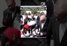 Iranian President Masoud Pezeshkian arrives in Kyrgyzstan for SCO Summit