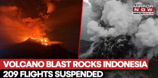 Indonesia's Anak Krakatau Erupts, 209 Flights Suspended As Ash Cloud Soars 50,000 Feet | Watch