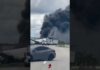 Cargo Jet Overruns Runway At Miami Airport Video Shows Flames as Amazon Cargo Plane Overshoots Runway