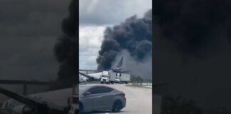 Video Shows Flames as Amazon Cargo Plane Overshoots Runway