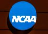 Campus Star Killed – Arrest in Hours NCAA logo on a blue circular sign