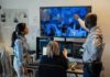 AI Tool, Pink Slips – What McClatchy Isn’t Admitting Security team monitors multiple surveillance screens in control room