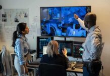 AI Tool, Pink Slips – What McClatchy Isn’t Admitting Security team monitors multiple surveillance screens in control room