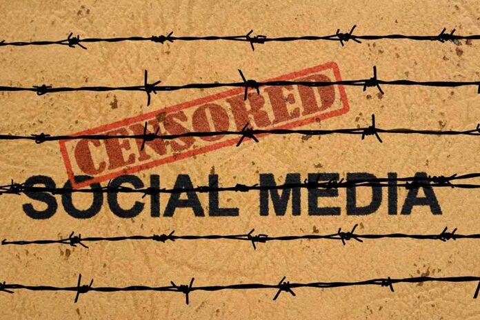 shutterstock_263444090-4 Barbed wire over the words social media and censored stamp