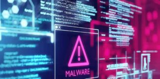 malware warning on a digital screen