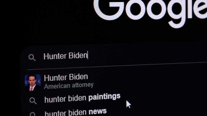 computer screen showing a search engine query with suggestions